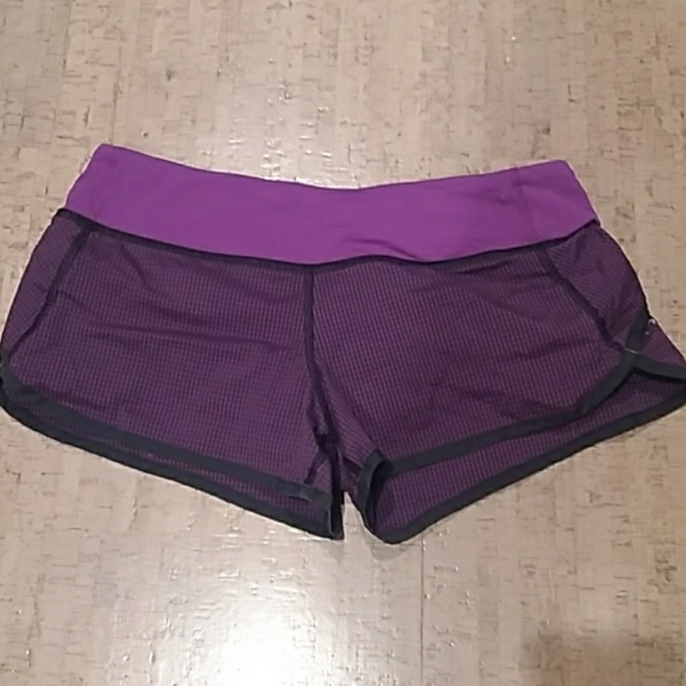 Purple lululemon speed shorts -6